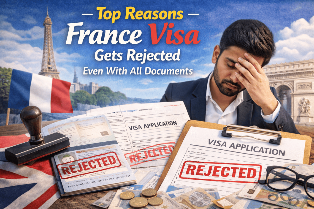 Top Reasons France Visa Gets Rejected Even With All Documents