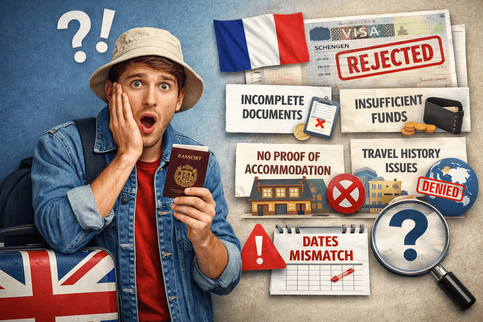 Why France Visa Gets Rejected